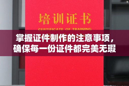 二道江掌握证件制作的注意事项，确保每一份证件都完美无瑕